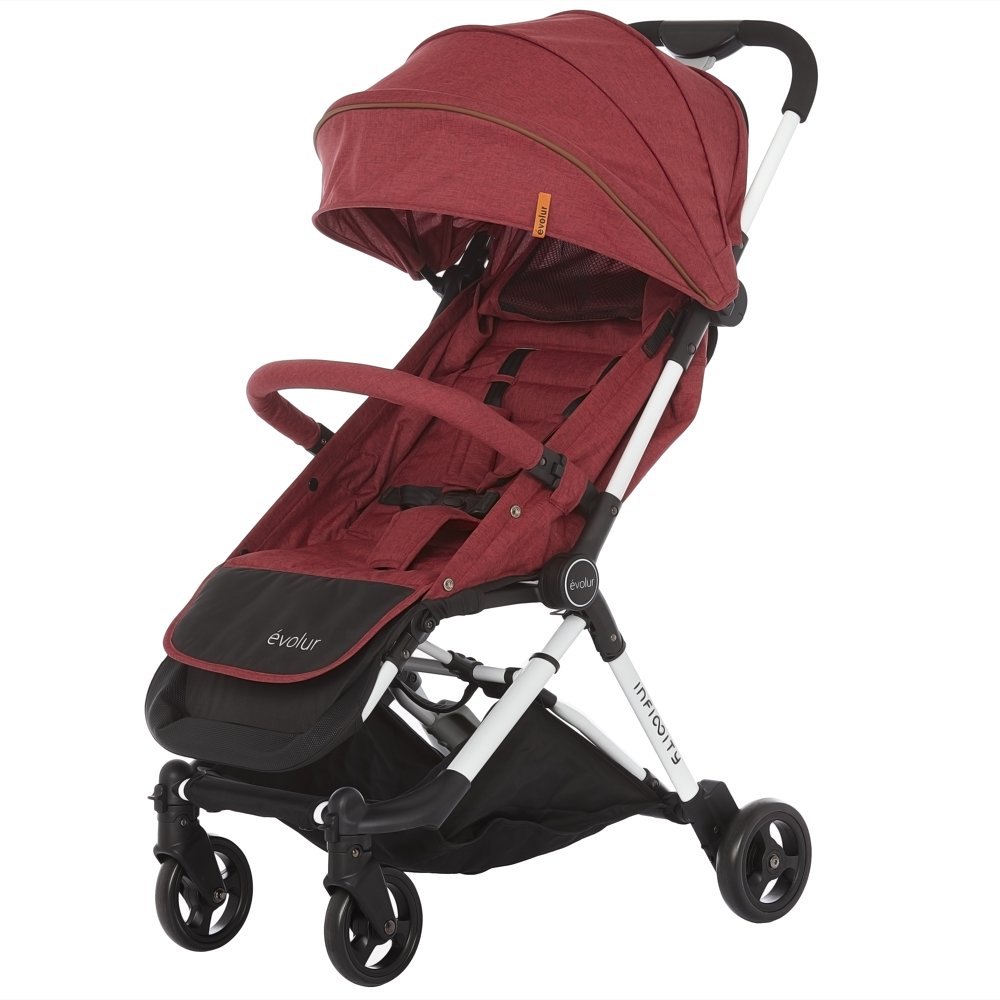 Evolur Infinity Convertible Stroller in Red