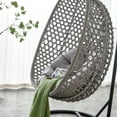 thumbnail image 5 of Sumdeal Hammock Chair Egg Swing Chair with Soft Cushions, UV-Resistant, 300lbs Load Capacity, Perfect for Patio, Garden, and Living Room Spaces,Gray,SW020, 5 of 8