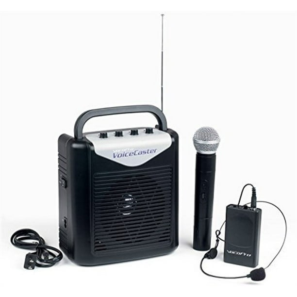 Rechargeable Portable PA System w/ Wireless Mic & Headset