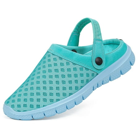 

Couple Garden Clogs Summer Sandals Mesh Slippers Beach Shoes Comfortable Lightweight Soft Outdoor Indoor 7 Women/ 6 Men
