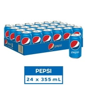 Boisson gazeuse Pepsi, 355 mL, 24 canettes