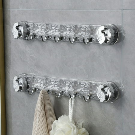 Shower Caddy Adhesive Replacement Strong Adhesive Hooks for Shower Caddy Shower Shelf Adhesive No Drilling for Bathroom Storage Shelves and Kitchen Racks & Soap Holder (Clear)