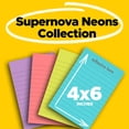 thumbnail image 2 of Post-it®, MMM66024SSMIACP, Super Sticky Notes - Supernova Neons Color Collection, 24 / Pack, Blue,Green,Pink,Lilac, 2 of 9