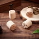 thumbnail image 5 of Herramientas de cerámica de madera, sellos de arcilla polimérica de 1,4", sellos redondos de madera para arcilla, sellos de madera hechos a mano, sellos de madera natural., 5 of 7