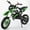 Green, variant on FONA 49cc 2-Stroke Dirt Bike for Kids 8-12, 25mph Mini Motorcycle with Dual Disc Brakes, Multi Terrain Tires, Suspension & Soft Seat Black