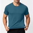 thumbnail image 6 of Plus Size 5Xl Men's Athletic Shirt Quick Dry T Shirts Gym Workout Short Sleeve Lightweight Breathable Tees Performance Running Shirts, 6 of 8