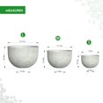 thumbnail image 3 of Pot de Plante Rond en Résine pour Arbres Grande Fleur – Pot de Plante Léger avec Finition en Béton Texturé en Pierre, Résistant aux Intempéries Décoratif Extérieur & Intérieur (3 Tailles Combo : 13 Pouces + 17.7 Pouces + 21.7 Pouces), 3 of 7