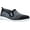 Black/Grey/Stripe, variant on Propet Womens Travel Fit Striped Comfort Slip-On Sneakers
