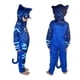 thumbnail image 4 of Pijama azul para niños y niñas, traje de Héroe de Anime con máscara, ropa de Cosplay, fiesta de cumpleaños de Halloween, regalo para niños, 4 of 4