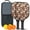 Pioneer Flower Floral, variant on Pickleball Paddles Set,Pioneer Flower Floral Print Pattern Fiberglass Surface Pickleball Racket Set with 2 Indoor Outdoor Pickleball Balls and Pickleball Bag,Pickle-ball Equipment