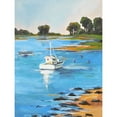 thumbnail image 3 of Stevens, Allayn 15x18 Black Modern Framed Museum Art Print Titled - Harbor Side II, 3 of 5