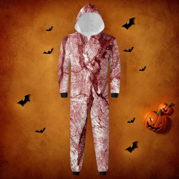 Halloween Pajamas Long Sleeved Zippered Family Matching Jumpsuit Romper Family Halloween Costumes Family Pajamas Matching Pjs
