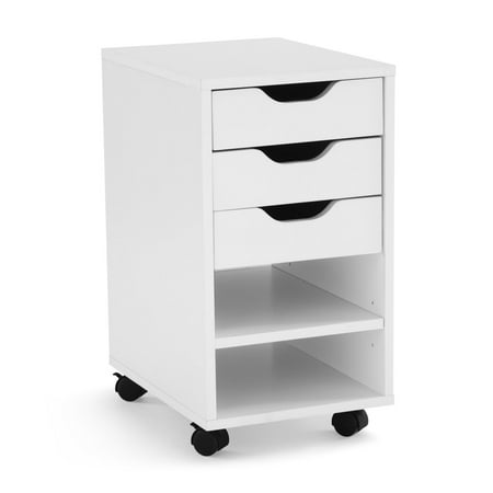Mainstays Perkins Rolling File Cabinet, Multiple (Best File Server For Small Business)