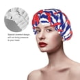 thumbnail image 4 of Kdxio Sea Stars Print Shower Cap for Women,Elastic and Reusable,Double Waterproof Layers Bathing Hat, 4 of 9