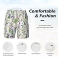 thumbnail image 5 of Xecao Wisteria Flower for Men's Swimming Trunks Swim Trunks Quick Dry Swim Shorts with Mesh Lining Funny Swimwear Bathing Suits, 5 of 9