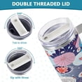 thumbnail image 5 of SKYSONIC 40 oz Graphic Pattern Tumbler With Lid And Straw Travel Coffee Mug Stainless Steel Insulated Thermal Tumblers Cup, 5 of 7