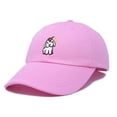thumbnail image 4 of DALIX Adorable Unicorn Bunny Hat Womens Embroidered Baseball Cap in Light Pink, 4 of 6