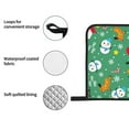 thumbnail image 6 of Christmas Oven Mitts And Pot Holders Sets Baking Sets For Kitchen Bbq Gloves Heat Resistant Cooking Christmas 4 Pcs, 6 of 8
