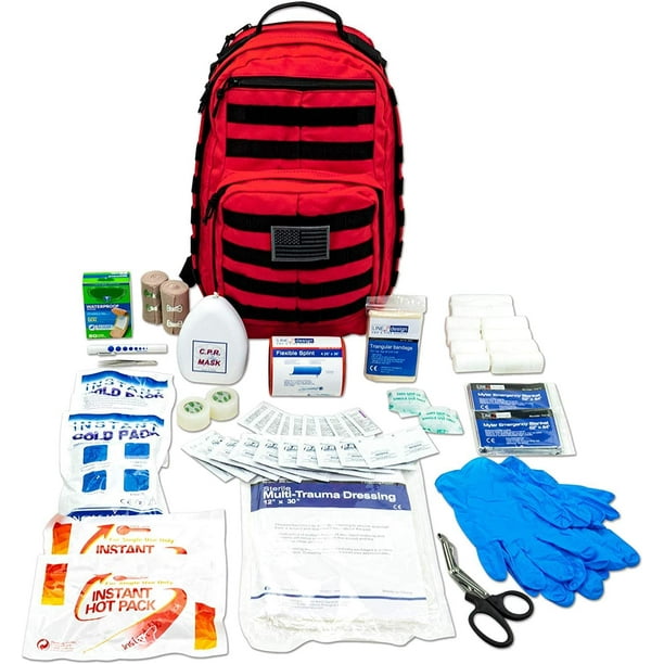 LINE2design Complete Molle Bag Kit EMT Carry Bag Fully Stocked First