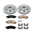 thumbnail image 3 of Power Stop Front Stock Replacement Brake Pad and Rotor Kit KOE1449, 3 of 8