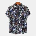 thumbnail image 4 of Camisa hawaiana de verano 2023 para hombre, con estampado de flores en 3D, moda urbana, camisetas de manga corta, camisas florales de playa, camisas holgadas para hombre, 4 of 5