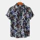 thumbnail image 4 of Camisa hawaiana de verano 2023 para hombre, con estampado de flores en 3D, moda urbana, camisetas de manga corta, camisas florales de playa, camisas holgadas para hombre, 4 of 5