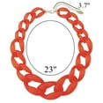thumbnail image 6 of Bocar Bold Acrylic Chain Chunky Collar Necklace for Women, 23inch (NK-10510-Red), 6 of 6
