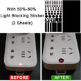 thumbnail image 4 of Pegatinas de bloqueo de luz LED mmcrz Blackout para routers TV, 4 of 9