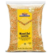 Rani Mixed Dal (Chana Dal, Moong Dal, Toor Dal, Masoor Dal, Urad Dal) 32oz (2lbs) 908g ~ All Natural | Gluten Friendly | NON-GMO | Kosher | Vegan | Indian Origin