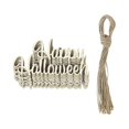 thumbnail image 1 of Adornos de madera para decoración de Halloween, colgante de murciélago fantasma de calabaza, feliz fiesta de Halloween, artesanía para el hogar, juguete para niños, regalo, 10 unidades, 1 of 4