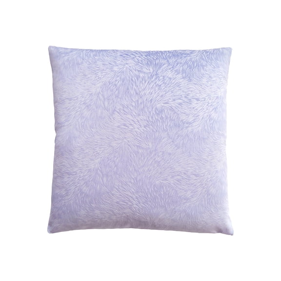 JERFIT Decorative Velvet Pillow for Couch and Bed, 18x18 Inch Square Throw Pillow with Insert, Hypoallergenic Polyester, Purple Accent Pillow for Sofa, Bedroom, Office