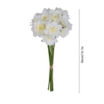 thumbnail image 3 of MMJ Artificial Daffodil Bouquet 2 Pack 8 Stems Each 14.1in for Wedding Home Table Centerpiece Decor Fake Flower, 3 of 6