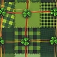 thumbnail image 6 of HAOXIT Elastic Fitted Tablecloth, St Patrick'S Day Clover Round Table Cover for Round Table 46-50, 6 of 8