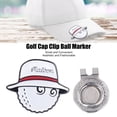 thumbnail image 3 of Portable  Ball Marker Hat Clips, Ball Markers Removable  Anti Rust Marker Hat Clip For Women Men Adults, 3 of 8