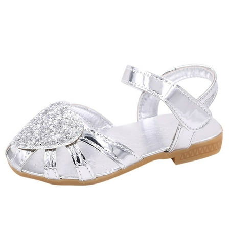 

Qcmgmg Summer Infant Baby First Walkers Children 12M-13Y Flats Toddler Sandals
