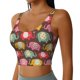 thumbnail image 2 of Balery Cute Elephants Sujetadores deportivos con espalda cruzada para mujer, acolchados, sin costuras, de alto impacto, ideales para yoga, gimnasio, entrenamiento y fitness.-X-Large, 2 of 8