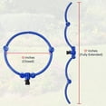 thumbnail image 5 of 360°Tree Water System Tree Watering Ring Circle Sprinkler and Irrigation System Targeted Water with Y Hose Splitter for New Tree Outdoor Plants Raised Garden Beds Shrubs (Blue), 5 of 5