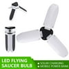 Elainilye 60LED Solar Light Garage Light Deformable LED Ceiling Lights Folding Bulb Gift