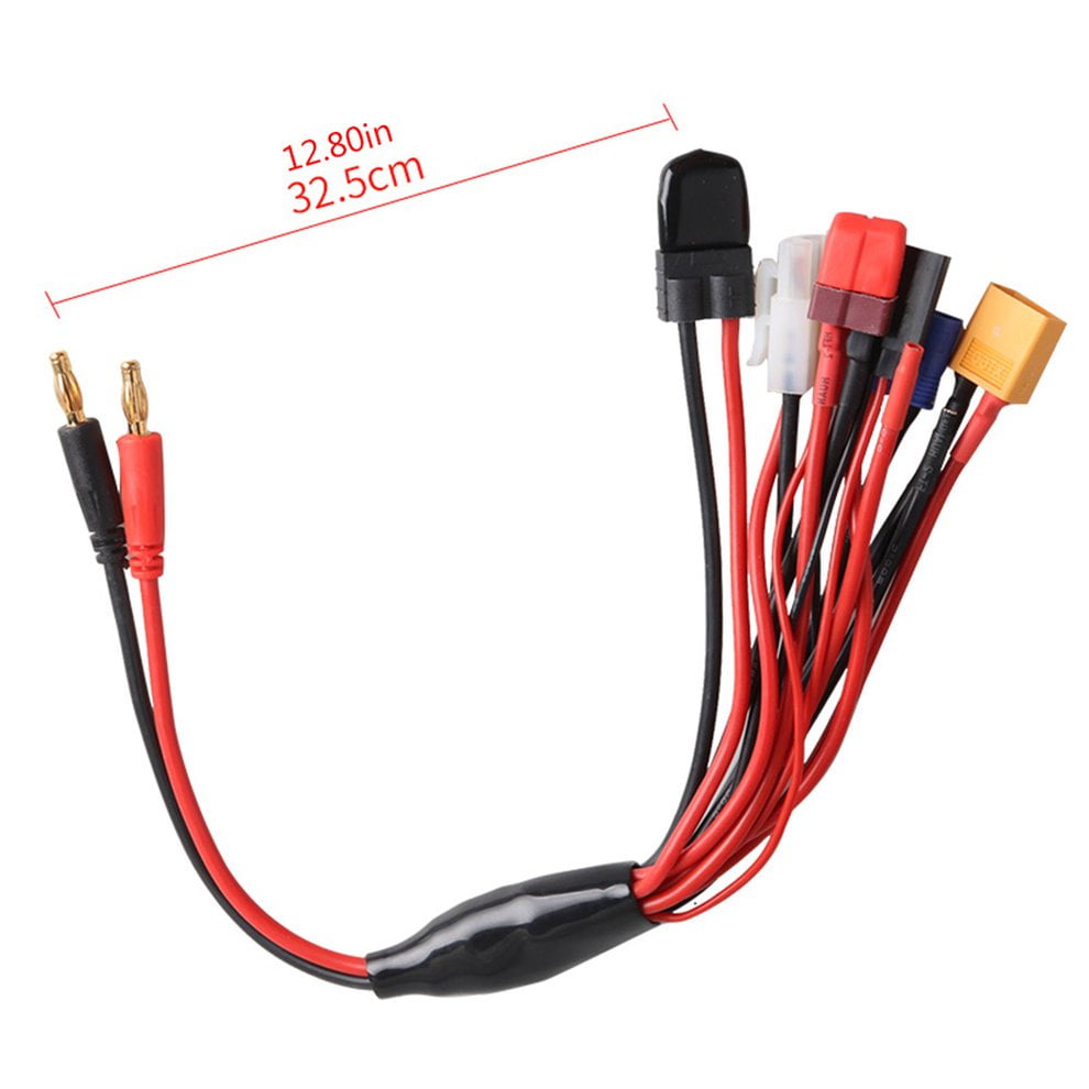 Details about   8-in-1 Multifunctional Charger Cable T Futaba TRX XT60 EC3 JST Wire For Lipo 