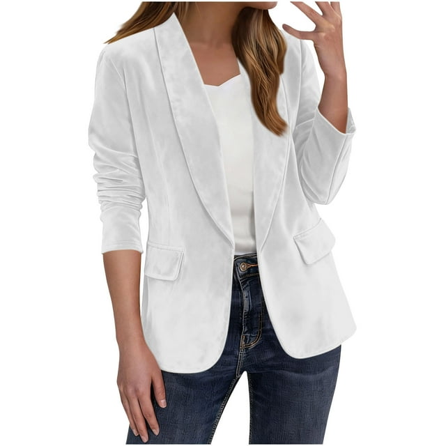 Vestes pour Femmes Mode Cardigan à Manches Longues Décontracté Uni pour Femmes