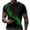 03#Green, variant on Mens Vintage Designer Raglan T-Shirt Short Sleeve Printed Summer Round Neck Top Casual T-Shirt
