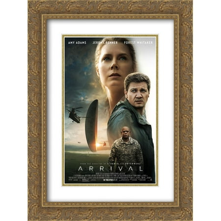 282 Matt - Arrival 18x24 Double Matted Gold Ornate Framed Movie Poster Art Print