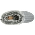 thumbnail image 5 of Skechers Womens Keepsakes Ice Angel Cable Knit Faux Fur Clog Slippers, 5 of 5