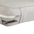 thumbnail image 6 of Classic Accessories Montlake FadeSafe Rectangular Patio Lounge Seat Cushion - 5" Thick - Heavy Duty Outdoor Patio Cushion with Water Resistant Backing, Heather Grey, 21"W x 19"D x 5"T, 6 of 10