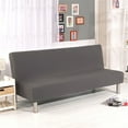 thumbnail image 2 of Gkeoshab Sofa Cover Folding Sofa Cover Solid Color Futon Slipcover Polyester Elastic Fabric All Inclusive Cover Home & Garden, 2 of 7