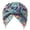 Green, variant on Turban Cap Twisted Retro Print Stretchy Hide Hair Breathable Bohemia Pre-Tied Bonnet Women Beanie Hat
