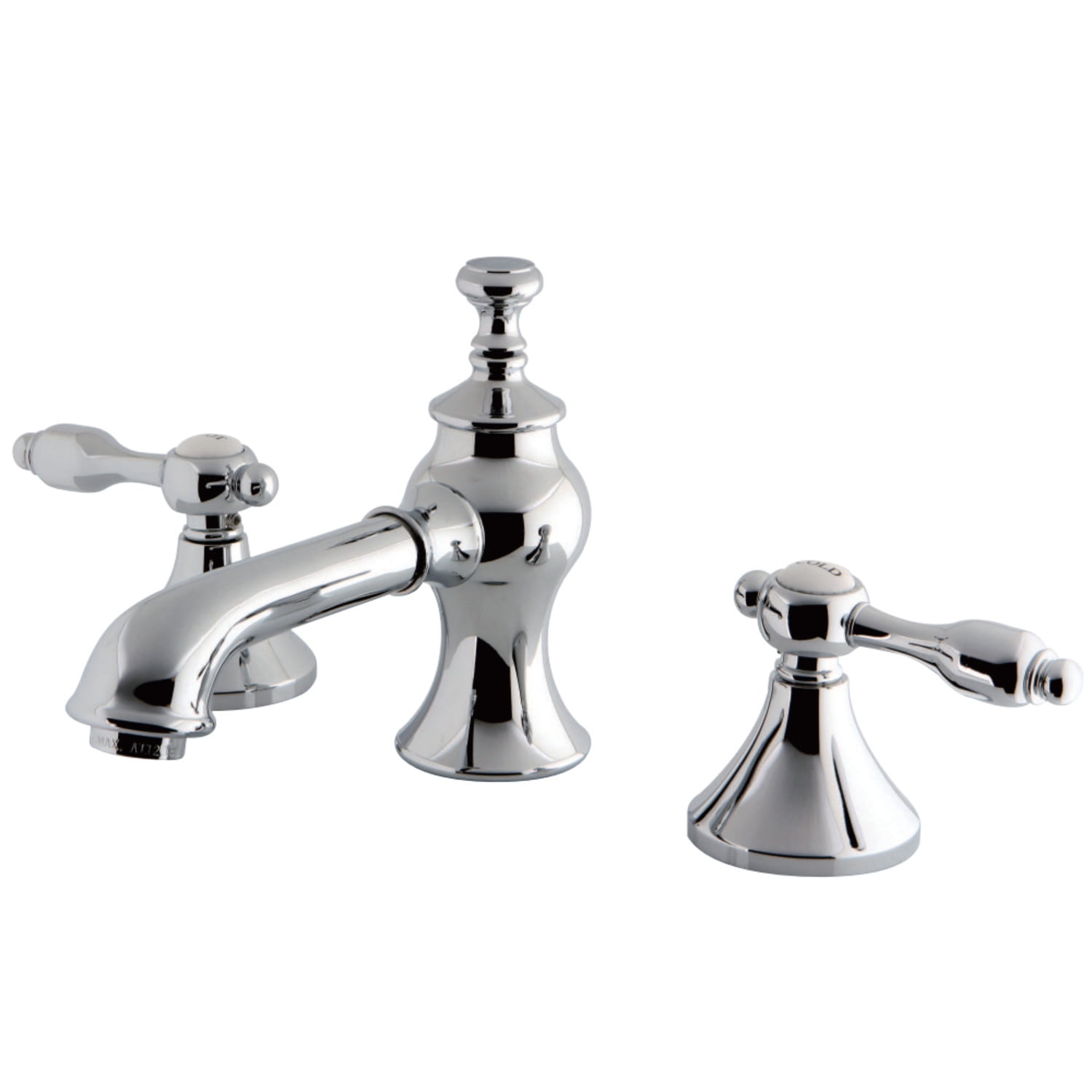 Elements Of Design New Orleans Widespread Bathroom Faucet – Polished Chrome, 8-16 Inch Spread, With Pop-Up Drain