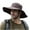 Coffee, variant on IYTR Sun Hat for Men Women Outdoor Protection Hat for Fishing Hiking Solid Color Gardening Breathable Cowboy Hat Coffee Free Size