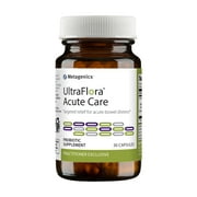 Metagenics UltraFlora Acute Care - For Acute Bowel Distress* - Support Immune & Digestive Health* - Bifidobacterium, Lactobacillus & Boulardii Probiotic - Non-GMO & Vegetarian-Friendly - 30 Capsules