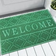 thumbnail image 7 of Taotanxi Welcome Mat Outdoor Indoor, All-Season Waterproof Front Door Mat Outside Entrance, All-Weather Heavy Duty Non-Slip Doormat, Low Profile Porch Patio Entrance Mats, 23x15, Green, 7 of 7